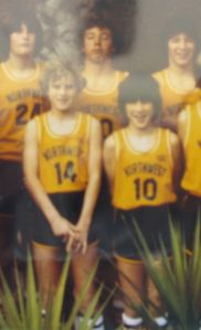 Patrick Dodd and me c. 1978 on the Northwest YUG (Youth Under God) Church Basketball Team
