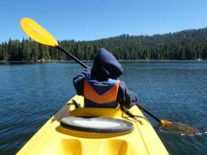 Canoeing on Lake Sequoia