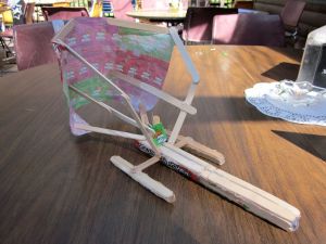 My Popsicle Regatta Boat, the Jolly Rancher, back in 2010.  It was more something to look at than it was seaworthy… 