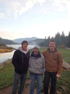 Brian Winter, Jason Newsome and Bobbie Winter at the Fall '14 Men's Retreat
